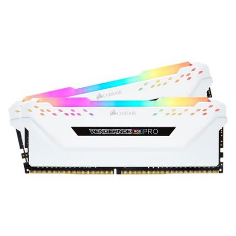 Модуль памяти CORSAIR Vengeance RGB Pro CMW16GX4M2C3000C15W DDR4 - 2x 8Гб 3000, DIMM, Ret