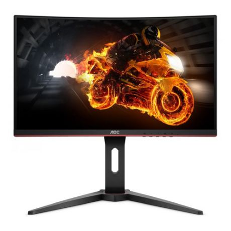 Монитор AOC Gaming C24G1 23.6", черный/красный