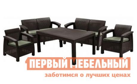 Комплект плетеной мебели Keter CORFU FIESTA 17198008