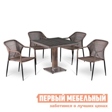 Комплект плетеной мебели Афина-мебель Т503SG/Y35G-W1289