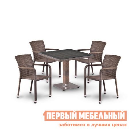 Комплект плетеной мебели Афина-мебель Т503SG/A2001G-W1289