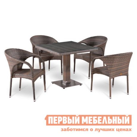 Комплект плетеной мебели Афина-мебель Т503SG/Y290ВG-W1289
