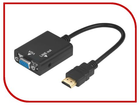 Аксессуар Greenconnect Greenline HDMI-VGA + Audio GCR-HD2VGA1
