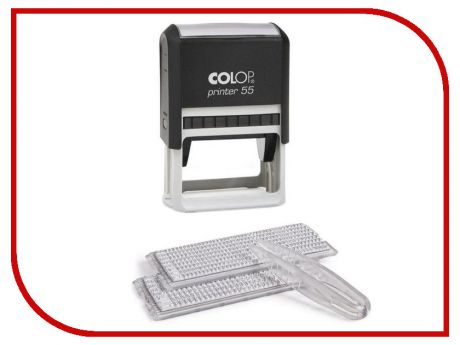 Штамп самонаборный Colop Printer 55-Set-F 40x60mm Black