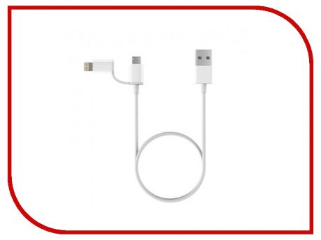 Аксессуар Xiaomi ZMI AL801 2 in 1 USB Lighting-Micro 100cm White