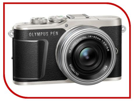 Фотоаппарат Olympus Pen E-PL9 Kit 14-42 mm F/3.5-5.6 EZ Black-Silver