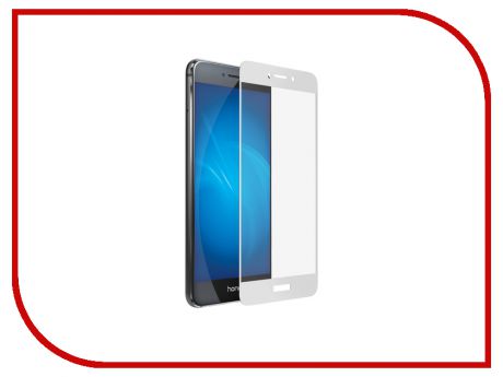Аксессуар Защитное стекло для Huawei Honor 8 Lite Media Gadget 2.5D Full Cover Glass White Frame MGFCHH8LWT