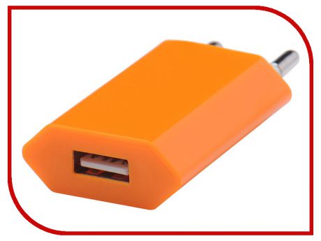 Зарядное устройство Liberty Project USB 1А SM000122 Orange