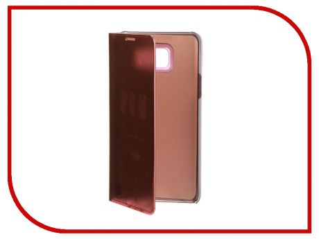 Аксессуар Чехол для Samsung Galaxy Note 5 Zibelino Clear View Gold Pink ZCV-SAM-NOT-5-GPNK