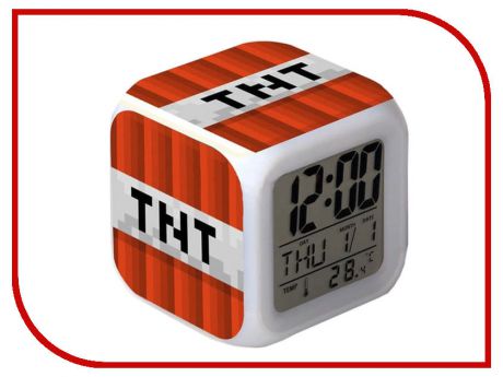 Часы Minecraft Блок ТНТ N03352