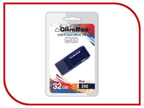 USB Flash Drive 32Gb - OltraMax 240 OM-32GB-240-Blue