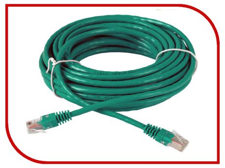 Сетевой кабель AOpen UTP cat.5e ANP511 10m Green ANP511_10M_G