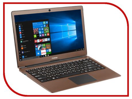 Ноутбук Prestigio SmartBook 133S Dark Brown PSB133S01CFH_DB_CIS (Intel Celeron N3350 1.1 GHz/4096Mb/32Gb/No ODD/Intel HD Graphics/Wi-Fi/Cam/13.3/Windows 10 64-bit)