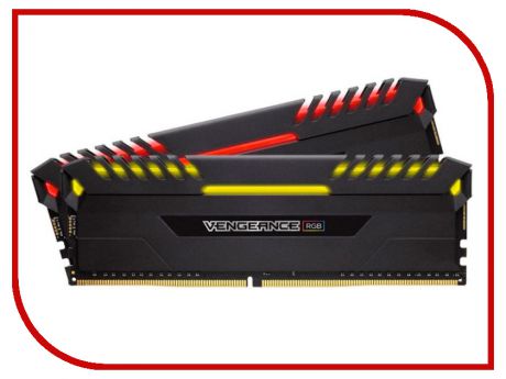 Модуль памяти Corsair Vengeance RGB DDR4 DIMM 2933MHz PC4-25600 CL16 - 16Gb KIT (2x8Gb) CMR16GX4M2Z2933C16