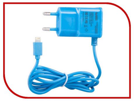 Зарядное устройство Liberty Project 2.1A Apple 8 pin Blue 0L-00000693
