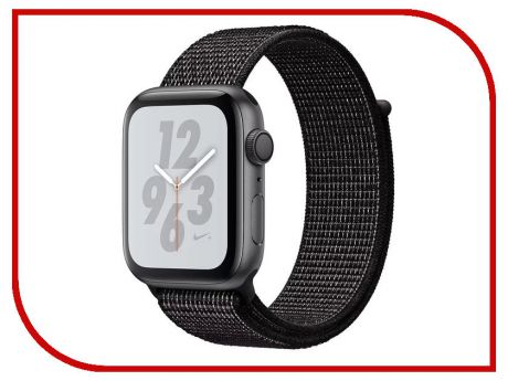 Умные часы APPLE Watch Nike+ Series 4 44mm Space Grey Aluminium Case with Black Nike Sport Loop MU7J2RU/A