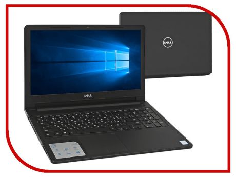 Ноутбук Dell Vostro 3568 3568-5970 Black (Intel Core i3-7020U 2.3 GHz/4096Mb/1000Gb/Intel HD Graphics/Wi-Fi/Cam/15.6/1366x768/Windows 10 64-bit)