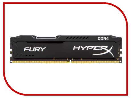 Модуль памяти Kingston HyperX Fury PC4-21300 DIMM DDR4 2666MHz CL15 - 4Gb HX426C15FB/4