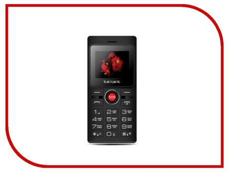 Сотовый телефон teXet TM-106 Black-Red