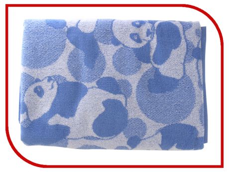 Полотенце Aquarelle Панды вид 2 70x140cm White-Blue 712841