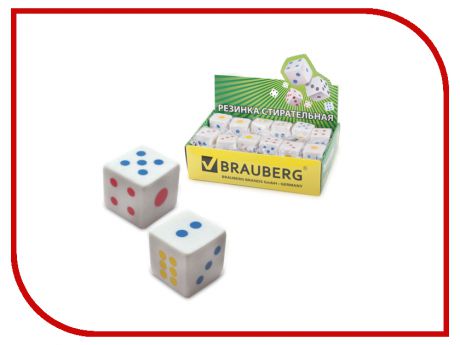 Резинка стирательная Brauberg Game White 223605