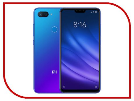 Сотовый телефон Xiaomi Mi8 Lite 6/128GB Blue