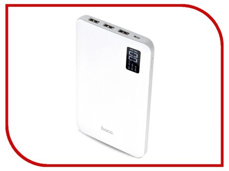 Аккумулятор HOCO B24 Pawker 30000mAh White