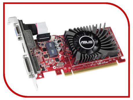 Видеокарта ASUS Radeon R7 240 730Mhz PCI-E 3.0 2048Mb 1800Mhz 128 bit DVI HDMI HDCP R7240-2GD3-L