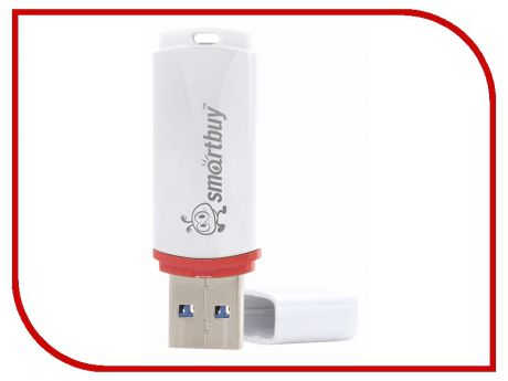 USB Flash Drive 4Gb - SmartBuy Crown White SB4GBCRW-W