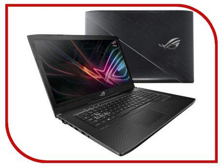 Ноутбук ASUS ROG GL703GM-EE183 90NR00G1-M03420 Black (Intel Core i7-8750H 2.2 GHz/12288Mb/1000Gb+128Gb SSD/No ODD/nVidia GeForce GTX 1060 3072Mb/Wi-Fi/Bluetooth/Cam/17.3/1920x1080/DOS