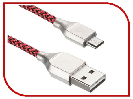 Аксессуар ACD Titan MicroUSB - USB A 1.0m Red-Black ACD-U927-M1R