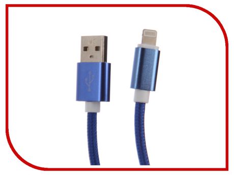 Аксессуар Red Line USB - 8 pin 2m Nylon Braid Blue