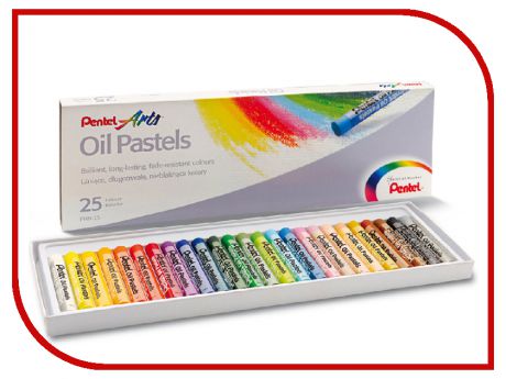 Пастель масляная Pentel Oil Pastels 25 цветов PHN4-25