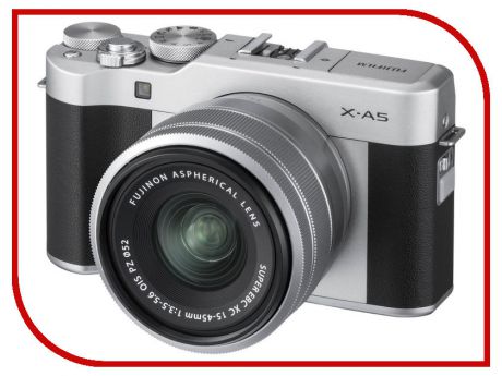 Фотоаппарат Fujifilm X-A5 Kit XC 15-45mm F/3.5-5.6 OIS PZ Silver