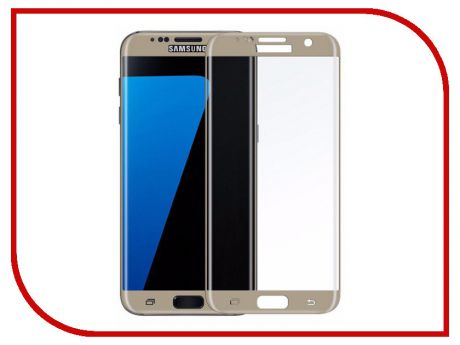 Аксессуар Защитное стекло для Samsung Galaxy S7 Solomon 2.5D Full Cover Gold 7972