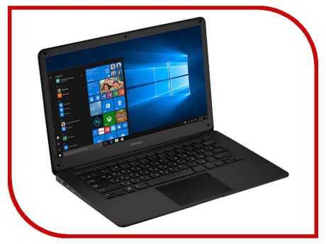 Ноутбук Prestigio SmartBook 141 C2 Black PSB141C02CFH_BK_CIS (Intel Celeron N3350 1.1 GHz/4096Mb/32Gb SSD/Intel HD Graphics/LAN/Wi-Fi/Bluetooth/Cam/14.1/1920x1080/Windows 10 Home)