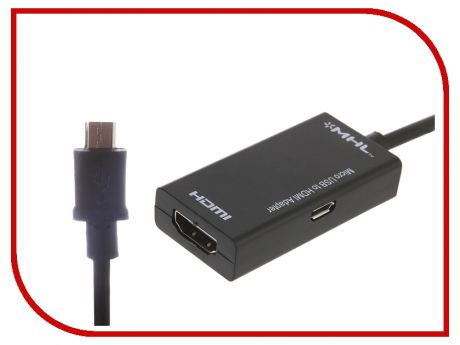 Аксессуар Greenconnect Micro USB / HDMI MHL Black GCR-50876