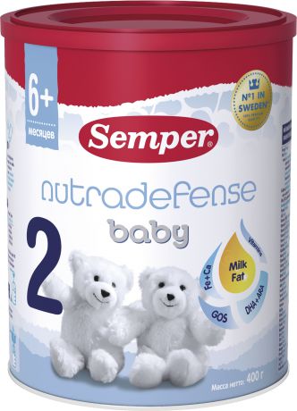 Сухие Semper Semper Baby Nutradefense 2 (с 6 месяцев) 400 г