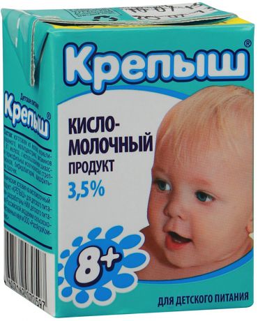 Молочная продукция Крепыш Кисломолочный продукт Крепыш 3,5% с 8 мес. 200 мл