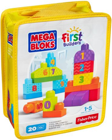 Конструкторы для малышей Mega Bloks First Builders 123 Count Строй и учись считать