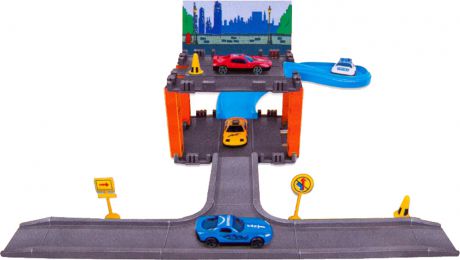 Гаражи и игровые наборы ABtoys Парковка АвтоСити 2-х уровневая