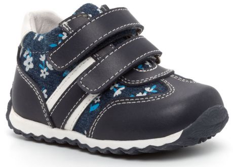 Ботинки и полуботинки Barkito Полуботинки типа кроссовых для девочки Barkito, темно-синие