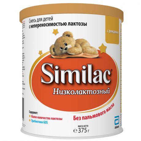 Сухие Similac Молочная смесь Similac Низколактозный с рождения 375 г