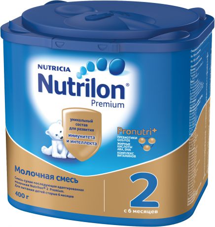 Сухие Nutrilon Молочная смесь Nutrilon Premium 2 с 6 мес. 400 г