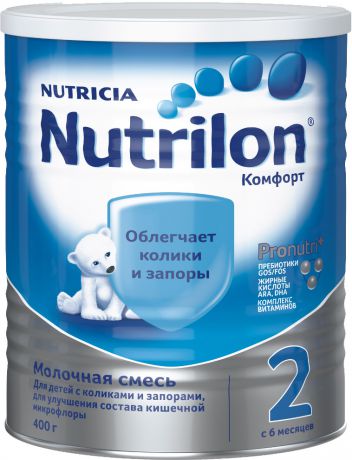 Сухие Nutrilon Молочная смесь Nutrilon Комфорт-2 с 6 мес. 400 г
