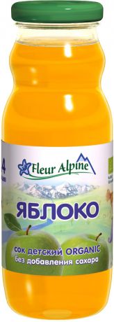 Напитки Fleur Alpine Сок Fleur Alpine ORGANIC яблоко освет., с 4 мес., 200 мл