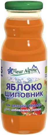Напитки Fleur Alpine Fleur Alpine Organic Яблоко-шиповник с 5 мес. 200 мл
