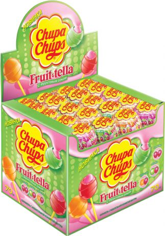 Десерты Chupa Chups Карамель леденцовая Chupa Chups «Fruittella» 17 г в асс.