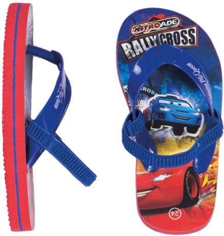 Сланцы (пляжная обувь) Disney cars Сандалии для пляжа и бассейна для мальчика Disney cars голубой