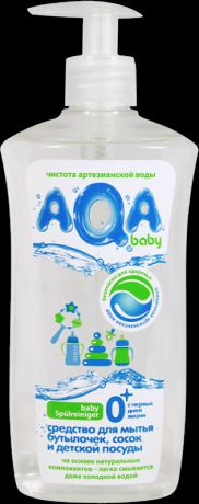 Бытовая химия AQA baby Средство для мытья бутылочек, сосок и детской посуды AQA baby 500 мл